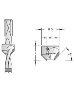 FS Tool D50S04L COUNTER SINK