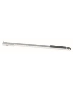 Dynabrade 11241 Contact Arm Ass'y, 5/8" Dia. x 1/8" W, Rubber Wheel, with 1/4" (6 mm) W Platen - 9" (229 mm) Reach