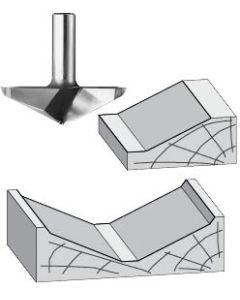 Fs Tool Provincial Raised Panel Bit Two Flutes