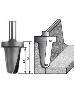 Fs Tool Corner Cove Bits Two Flutes