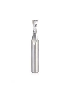 Amana tool HSS1642 HSS Spiral Aluminum Cutting Double Flute Up-Cut 3/8 D x 1 CH x 1/2 SHK 3-1/2 Inch Long Router Bit