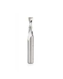 Amana tool HSS1643 HSS Spiral Aluminum Cutting Double Flute Up-Cut 3/8 D x 1-1/4 CH x 1/2 SHK 3-3/4 Inch Long Router Bit