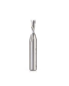 Amana tool HSS1657 HSS Spiral Aluminum Cutting Double Flute Down-Cut 5/16 D x 3/4 CH x 1/2 SHK 3-1/4 Inch Long Router Bit