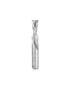 Amana tool HSS1662 HSS Spiral Aluminum Cutting Double Flute Down-Cut 1/2 D x 1-1/2 CH x 1/2 SHK 3-1/2 Inch Long Router Bit