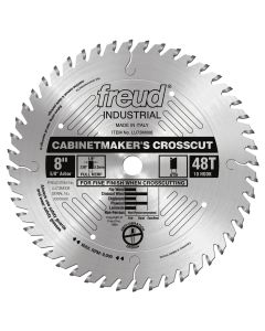 FREUD - LU73M008 8" CABINET MAKER'S CROSSCUT BLADE