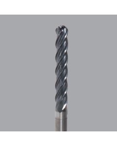 Onsrud MXB2650502W 0.1250 in Dia MaxQ Ball Nose Long Length 4 FL