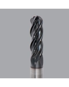 Onsrud MXB2650509 0.2500 in Dia MaxQ Ball Nose Medium Length 4 FL