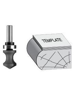 Fs Tool Bull Nose Bit With Upper Ball Bearing - Plunge Type