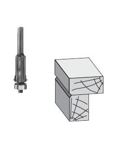 Fs Tool Flush Trim “V” Groove Bits With Ball Bearing Guide