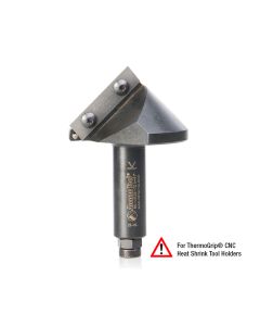 Amana tool RC-1028-TG Insert Miter Fold 91 Deg x 1-5/16 CH x 3/4 SHK CNC Router Bit for ThermoGrip CNC Heat Shrink tool Holders