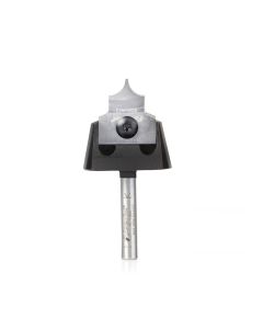 Amana tool RC-1055 Tru Point Insert Carbide Roundover CNC System 1/4 R x 7/8 D x 1/2 CH x 1/4 Inch Shank Router Bit