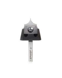 Amana tool RC-1062 Tru Point Insert Carbide Roundover CNC System 3/8 R x 7/8 D x 3/8 CH x 1/4 Inch Shank Router Bit