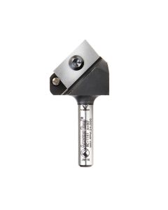 Amana tool RC-1141 Insert V-Groove 90 Deg x 1/2 CH x 1/4 Inch SHK CNC Router Bit