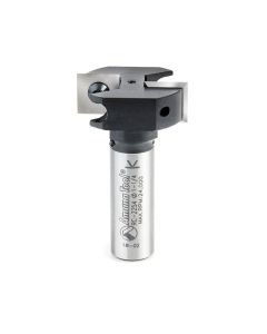 Amana tool RC-2254 CNC Insert Mini Spoilboard Surfacing, Rabbeting, Flycutter, Slab Leveler & Surface Planer 1-1/4 D x 12mm (15/32) CH x 1/2 Inch SHK Router Bit