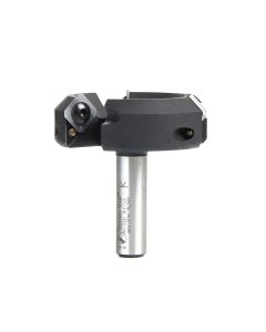 Amana tool RC-2261 Spoilboard Insert Carbide 3 Wing, Surfacing, Planing, Flycutting & Slab Leveler 2-1/2 Diameter x 1/2 SHK Router Bit with Anti-Kick Back Design