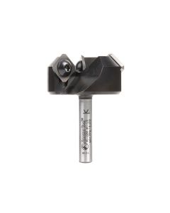 Amana tool RC-2265 CNC Spoilboard Insert Carbide 3 Wing, Surfacing, Planing, Flycutting & Slab Leveler 1-1/2 Diameter x 1/4 SHK Router Bit