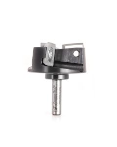 Amana tool RC-3402 CNC Insert Solid Carbide 3-Flute Face Miling Non-Ferrous Metals 1-5/8 Dia x 15mm x 1/4 Inch Shank End Mil / Router Bit