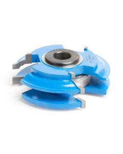 Amana tool SC579 Carbide Tipped 3-Wing Roman Ogee Reversible Stile & Rail 2-29/32 Dia x 1 Cut Height x 1/2 & 3/4 Bore Shaper Cutter for 1-Inch Material