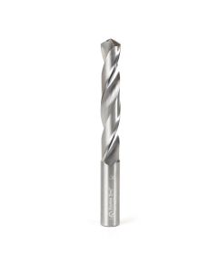 Amana tool SCFD-124 Solid Sub Micrograin Carbide 4 Facet Point 118 Deg x 1/2 D x 3 Cut Length x 1/2 SHK x 4-3/4 Inch Long Jobber Length Fractional Dril