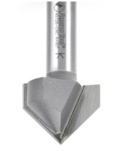 Amana tool 45726-CNC Carbide Tipped V Groove 90 Deg x 1-1/4 D x 3/4 CH x 1/2 Inch SHK Router Bit