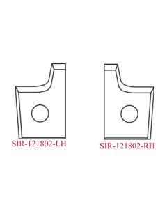 SOUTHEAST TOOL SIR-121802-3LH QUAD 12 x 18 x 2 Insert with 3mm Rad  LH (pk 10)