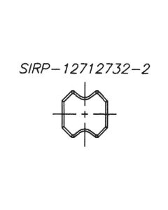 SOUTHEAST TOOL SIRP-12712732-2 12.7 x 12.7 x3.2 Insert Knife,2mm R Profile (10 pc