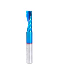 Amana tool 57368-K, CNC Spektra Coated SC Spiral O Single Flute, Improved Surface Finish Plastic Cutting 3/8 D x 1-1/8 CH x 3/8 SHK x 3 Inch Long Up-Cut Router Bit with Mirror Finish