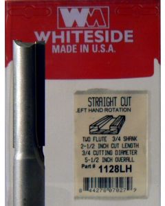 Whiteside 1128LH Left Hand Straight Bit 3/4CD