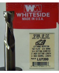 Whiteside LU7200 Slow Spiral Bit SC 1/2CD