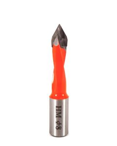 Whiteside DT8-57LH LH Dowel Drill Thru Hole V-Point CT 8mmCD 57mmOAL