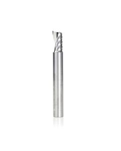Amana tool 51642 CNC SC Spiral O Single Flute, Aluminum Cutting 5/16 D x 9/16 CH x 5/16 SHK x 2-1/2 Inch Long Up-Cut Router Bit with Mirror Finish