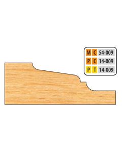FREEBORN MT-64-009 T-Alloy Half Round Concave Shaper Cutter