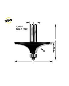 Amana 420-80 TIMBERLINE TABLE EDGE 1-3/4 R
