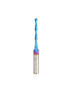 Amana tool 46270-K SC Spektra Extreme tool Life Coated Foam Cutting Up-Cut Spiral 1/8 D x 1-1/8 CH x 1/4 SHK x 2-1/2 Inch Long Flat Bottom Router Bit