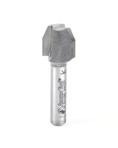 Amana 51100 Carbide Tipped Combination Bevel/Flush Laminate Trim 23 Deg x 1/2 Dia x 1/2 x 1/4 Inch Shank