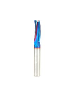 Amana tool 51633-K Spektra Extreme tool Life Coated SC Spiral Finisher 3/8 Dia x 1-1/8 Cut Height x 3/8 Shank x 3 Inch Long x 3 Flute Up-Cut Router Bit, Leaves an Extra High Surface Finish