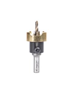 Amana tool 55476 Carbide Tipped Counterbore with No Burning and No Marring Adjustable Depth Stop with No-Thrust BB, 3/8 D x 5/32 Dril D x 3/8 Inch Round Shank