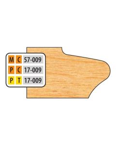 FREEBORN MT-57-009 T-Alloy Door Edge Detail Shaper Cutter