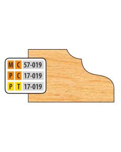 FREEBORN MT-57-019 T-Alloy Door Edge Detail Shaper Cutter