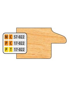 FREEBORN MT-57-022 T-Alloy Door Edge Detail Shaper Cutter