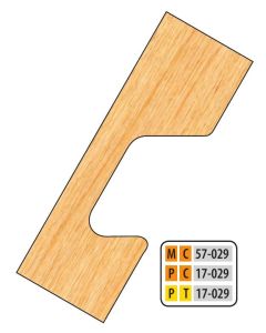 FREEBORN MT-57-029 T-Alloy Door Edge Detail Shaper Cutter