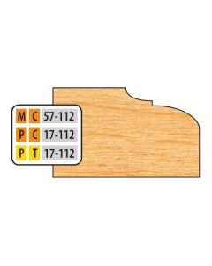 FREEBORN MT-57-112 T-Alloy 32mm Door Edge Detail Shaper Cutter