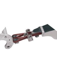 Dynabrade 11234 Contact Arm Ass'y, 1" Dia. x 3/8" W, Rubber Wheel, with no Platen
