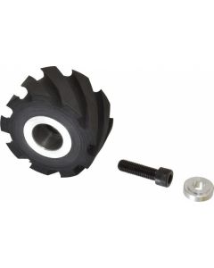 Dynabrade 11649 Contact Wheel, 2" Dia. x 1" W x 5/8" I.D., Standard Face, 70 Duro Rubber