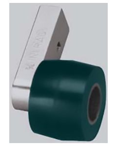 Dynabrade 14253 Contact Wheel Ass'y, 1-1/2" Dia. x 1" W x 5/8" I.D., Crown Face, 70 D Urethane
