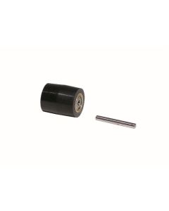 Dynabrade 15320 Contact Wheel Ass'y, 3/4" Dia. x 7/8" W x 3/8" I.D., Crown Face, 70 Duro Rubber