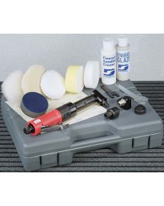 Dynabrade 18058 3" (76 mm) Dia. Autobrade Red Right Angle Buffer/Spot Repair Kit