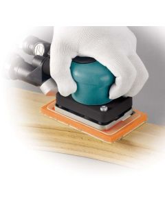 Dynabrade 58502 3" (76 mm) W x 4-1/4" (108 mm) L Dynabug II Orbital Sander, Central Vacuum