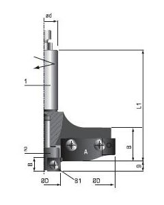FS Tool RD2720 DISP.RAISE PANEL BIT