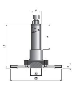 FS Tool RD2760 GROOVING INS.R/BIT